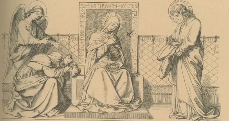Das Martyrium der schmerzhaften Mutter Jesu: das Schwert im Herzen