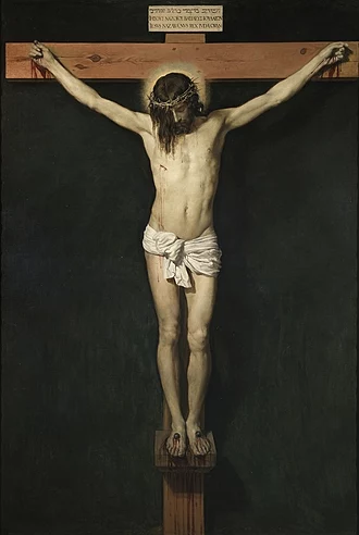 Tod unseres Heilandes Jesu Christi am Kreuz: Gemälde von Diego Velázquez (1599–1660)