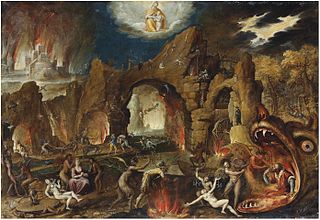 Von den Strafen der Hölle:Jacob van Swanenburg -Erschütterung der Hölle