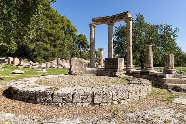 Finsternis im Heidentum: Olympia in Griechenland