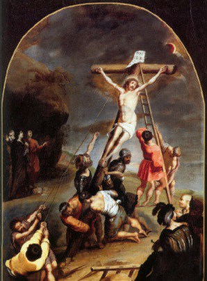 Kreuzigung unseres Heilandes Jesu Christi: Gemälde von Cornelis de Vos 1584-1651