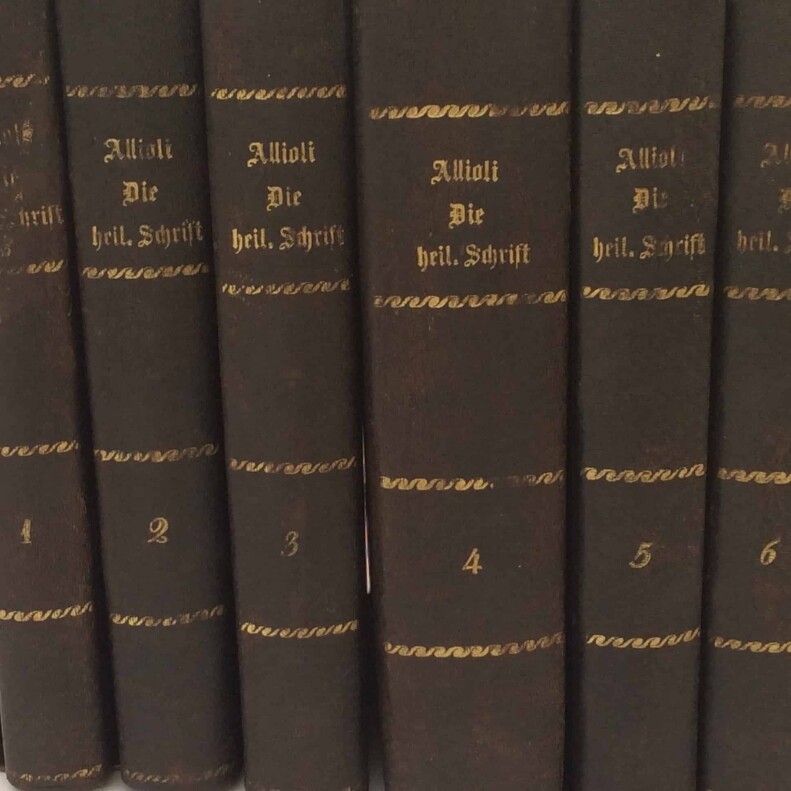 Die Heilige Schrift nach der Vulgata übersetzt und kommentiert von Allioli