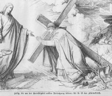 Der Papst trägt das Kreuz Christi, von Christus glorreich empfangen; es zeigt das Leiden der Päpste und zugleich der Kirche