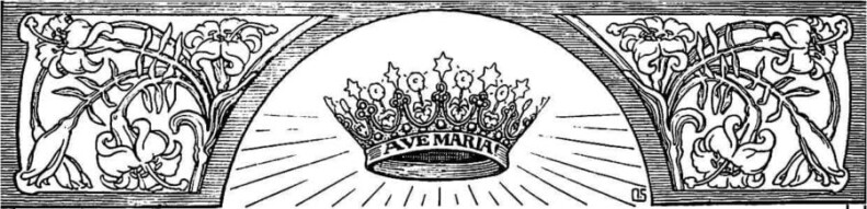 Die Krone der Himmelskönigin Maria, der unbefleckten Empfängnis