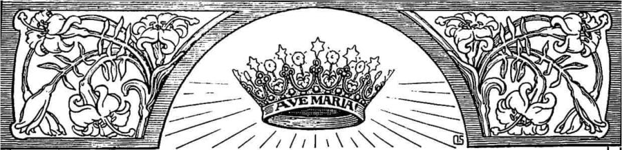 Die Krone der Himmelskönigin Maria, der unbefleckten Empfängnis