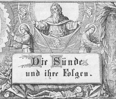 Das Bild zeigt die Sünde und ihre Folgen