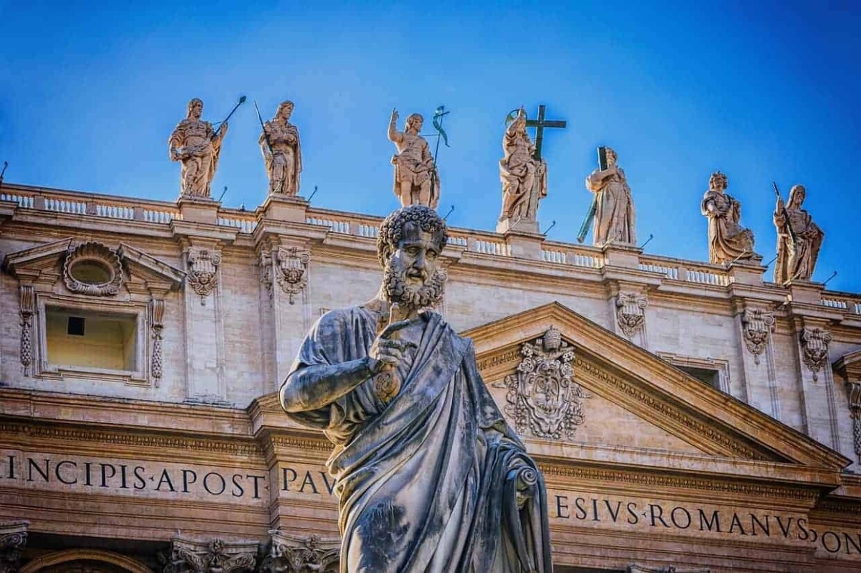 Apostel Petrus erster Papst