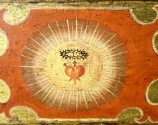 Herz Jesu rette uns wir gehen zu Grunde: Herz-Jesu-Kirche von Saint-Gervais-et-Saint-Protais, Paris, Frankreich