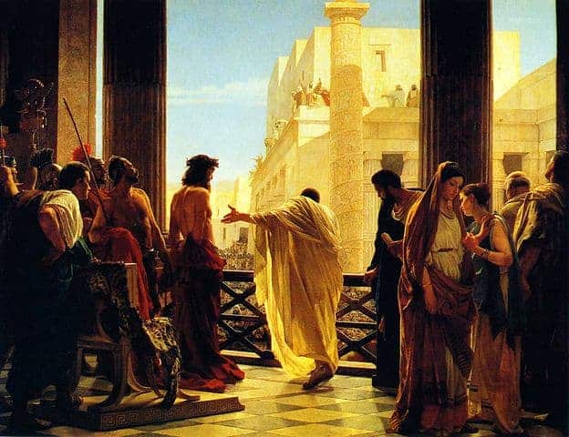 Unwissenheit schützt nicht vor Schuld: Pilatus ist von der Unschuld Christi überzeugt
