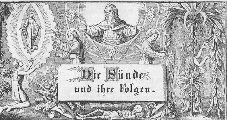 Das Bild zeigt die Sünde und ihre Folgen