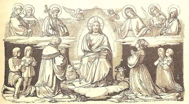 Das Fest der Heiligen mit Jesus Christus