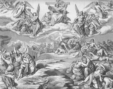 Das allgemeine Gericht: Jesus Christus, der Richter über die ganze Menschheit im jüngsten Gericht