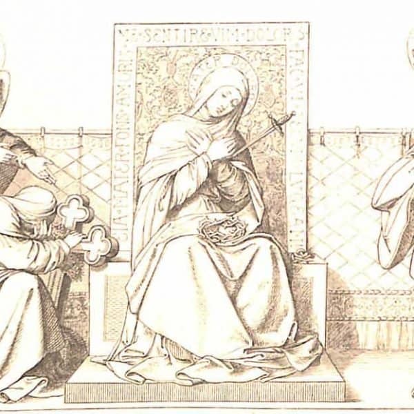 Das Martyrium der schmerzhaften Mutter Jesu: das Schwert im Herzen