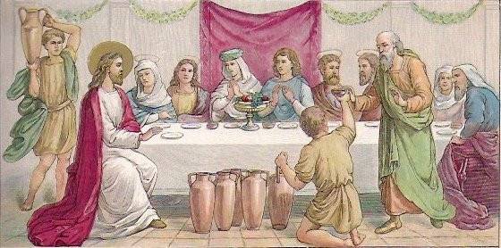 Das Bild zeigt die Hochzeit zu Kana