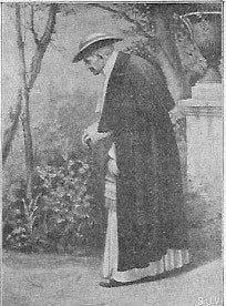 Wie der große Papst Leo XIII heimging: Papst Leo XIII. als gebeugter Greis spaziert in den Vatikanischen Gärten