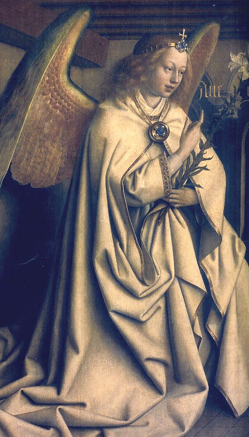 Erzengel Gabriel: Gemälde von Jan van Eyck