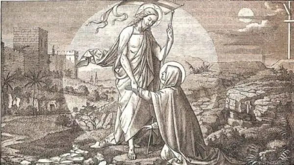 Jesus erscheint Magdalena